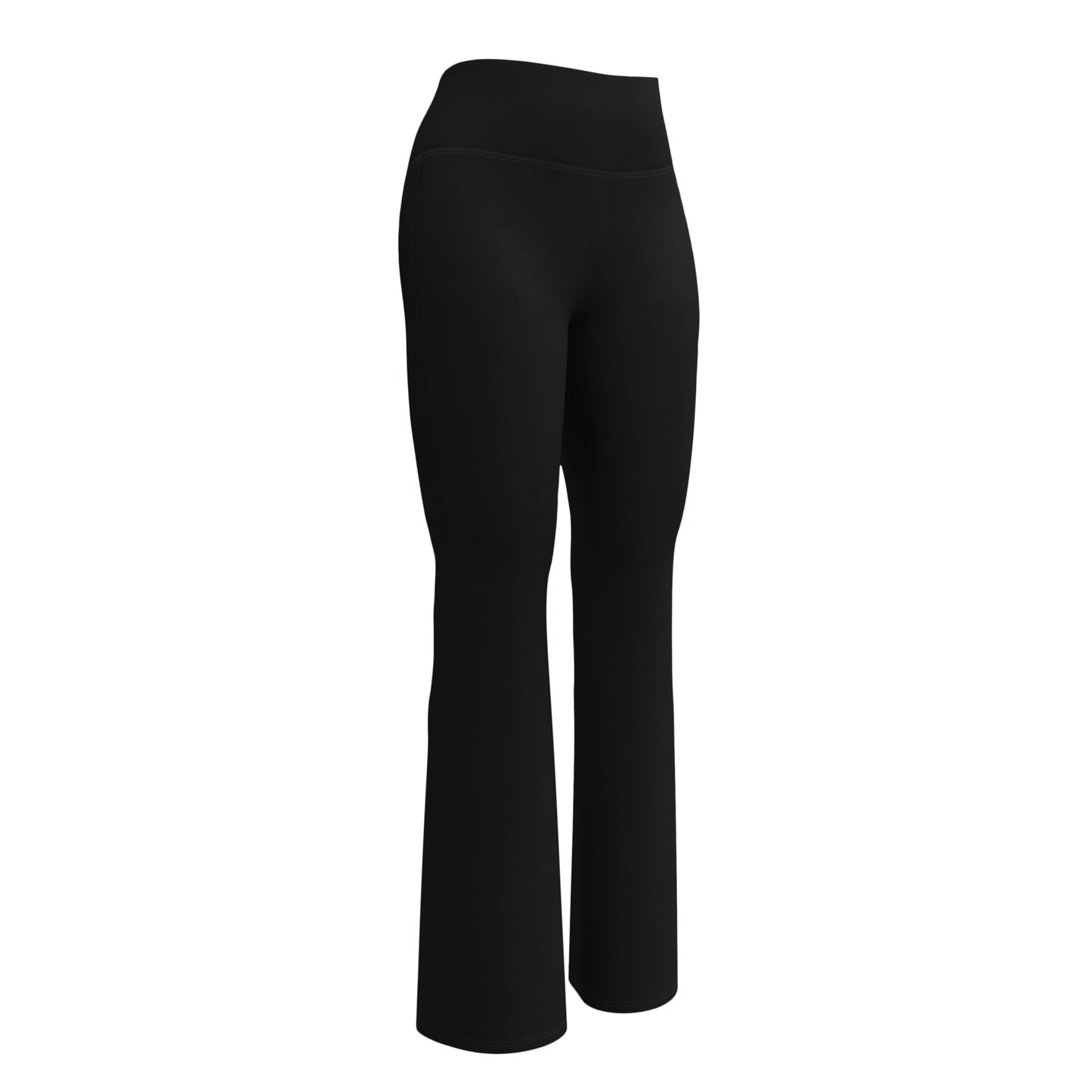 FYD Solid Black Size Inclusive Flare Leggings