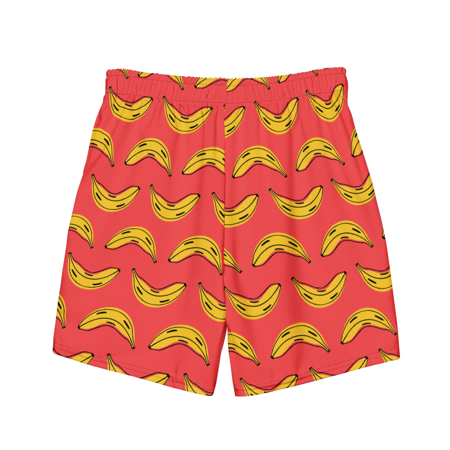 FYD Men's Recycled Swim Trunks in zany bananas