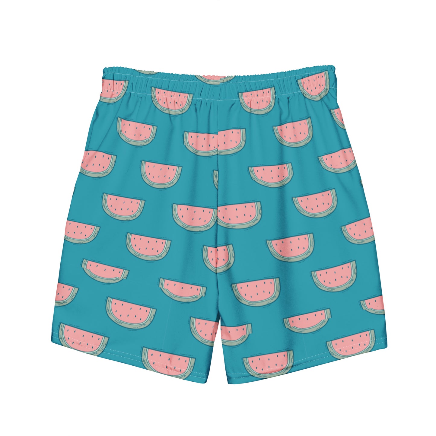 FYD Men's Recycled Swim Trunks in watermelon summer