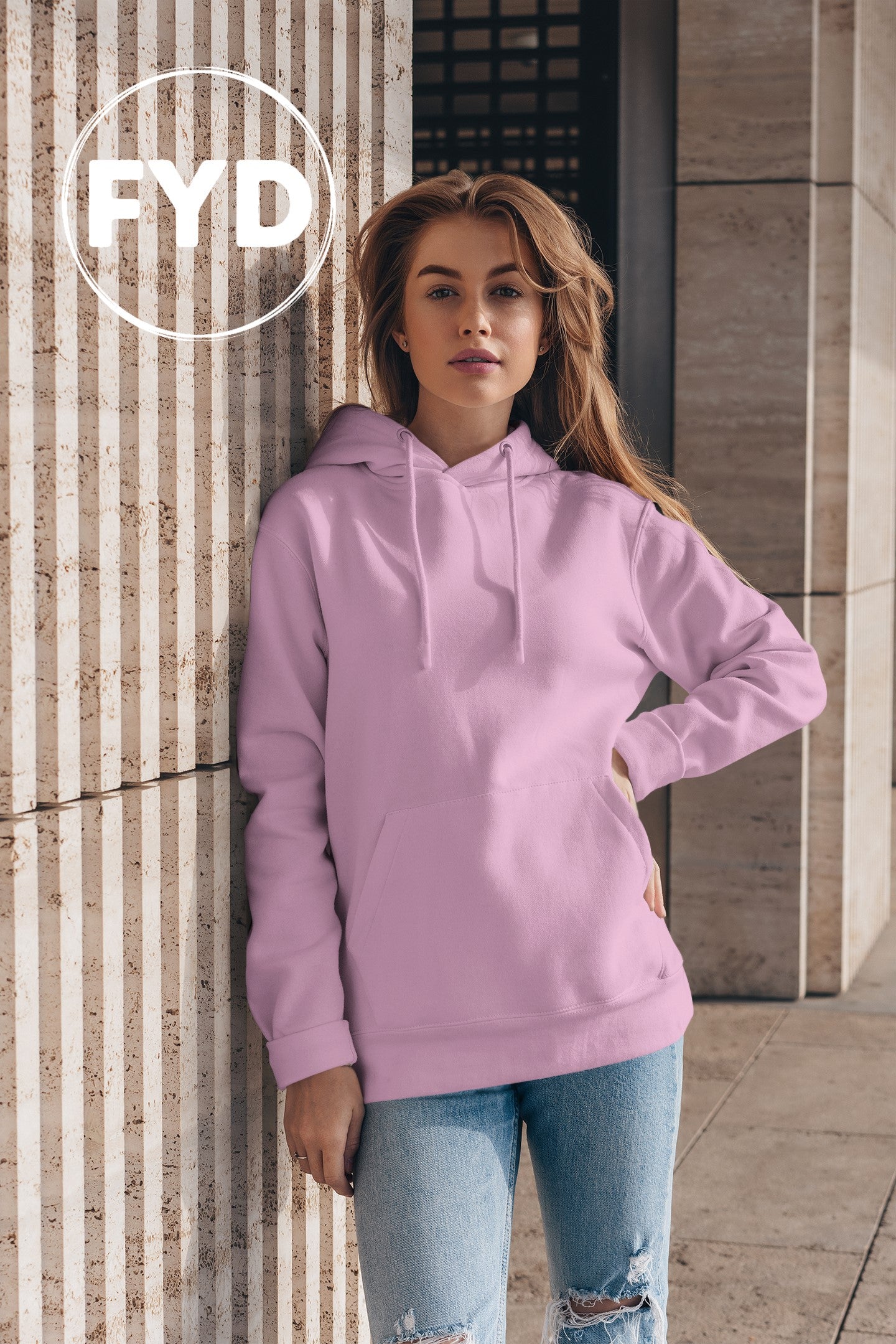 FYD Unisex Boyfriend Hoodie in 8+ SPRING solids