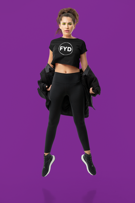 FYD Leggings with pockets in solid black