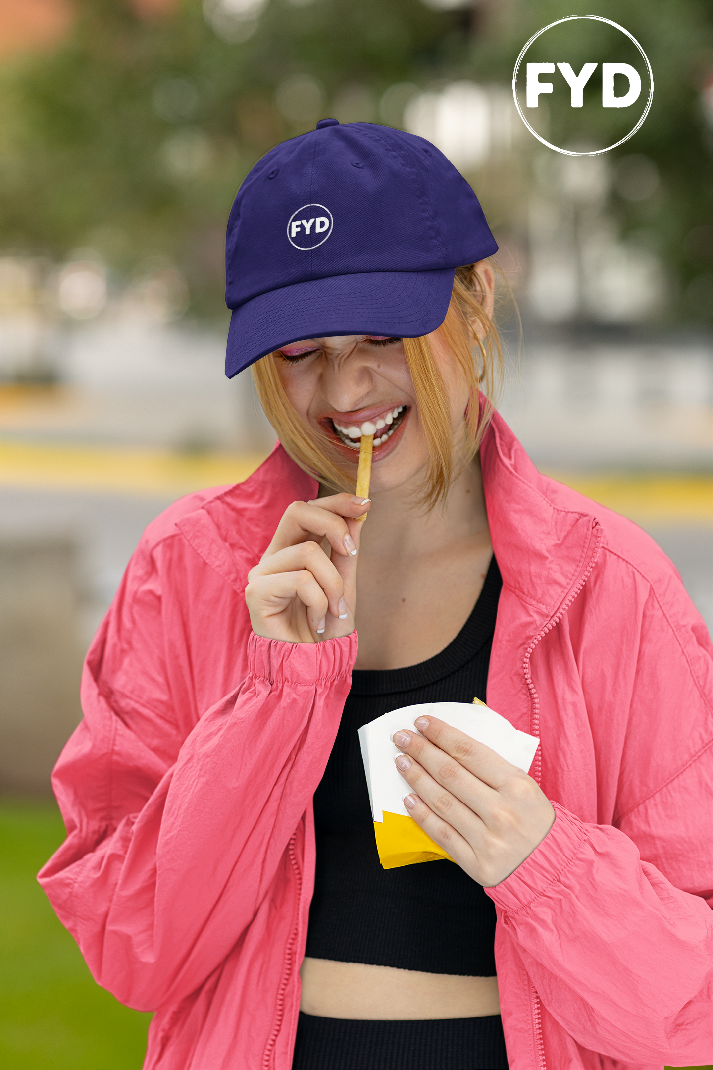 FYD Logo-Embroidered Baseball Cap in 8+ colors
