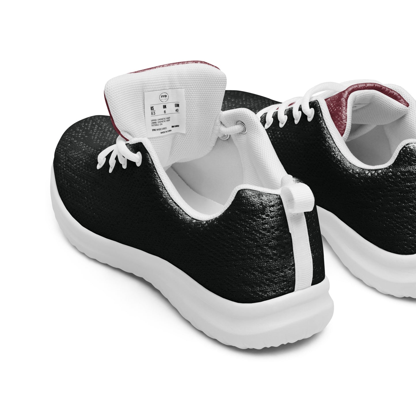 Red & Black Color Block FYD Women’s Athletic Sneakers
