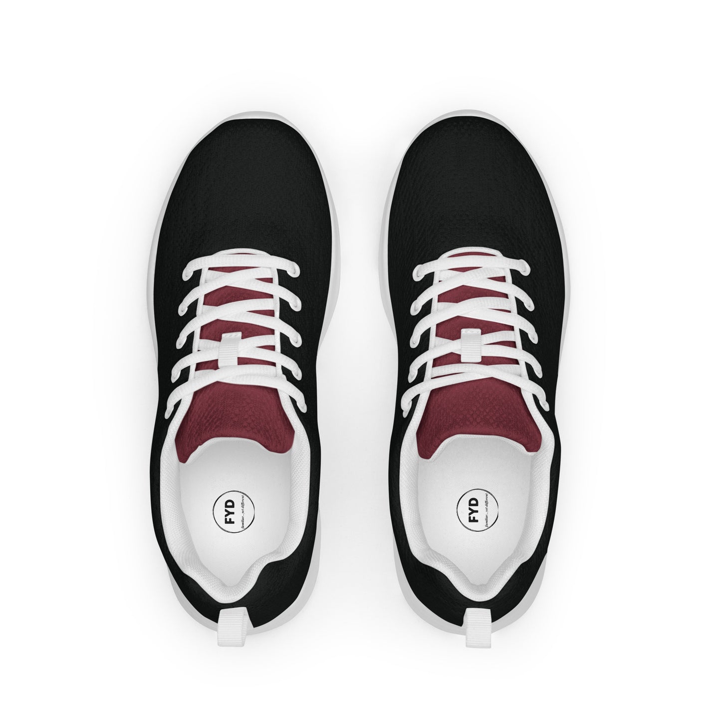 Red & Black Color Block FYD Women’s Athletic Sneakers