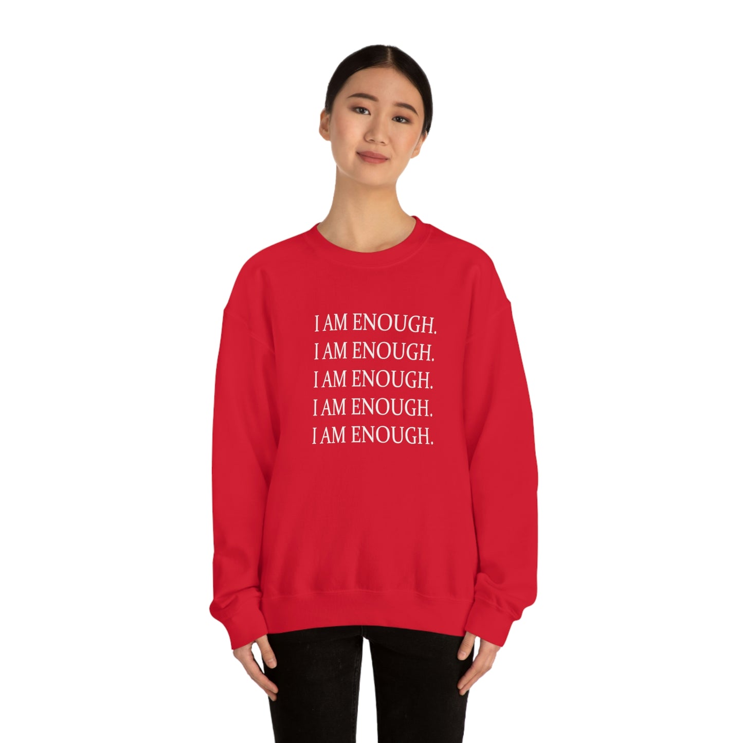 Unisex Sweatshirt i am enough - familiar...yet different