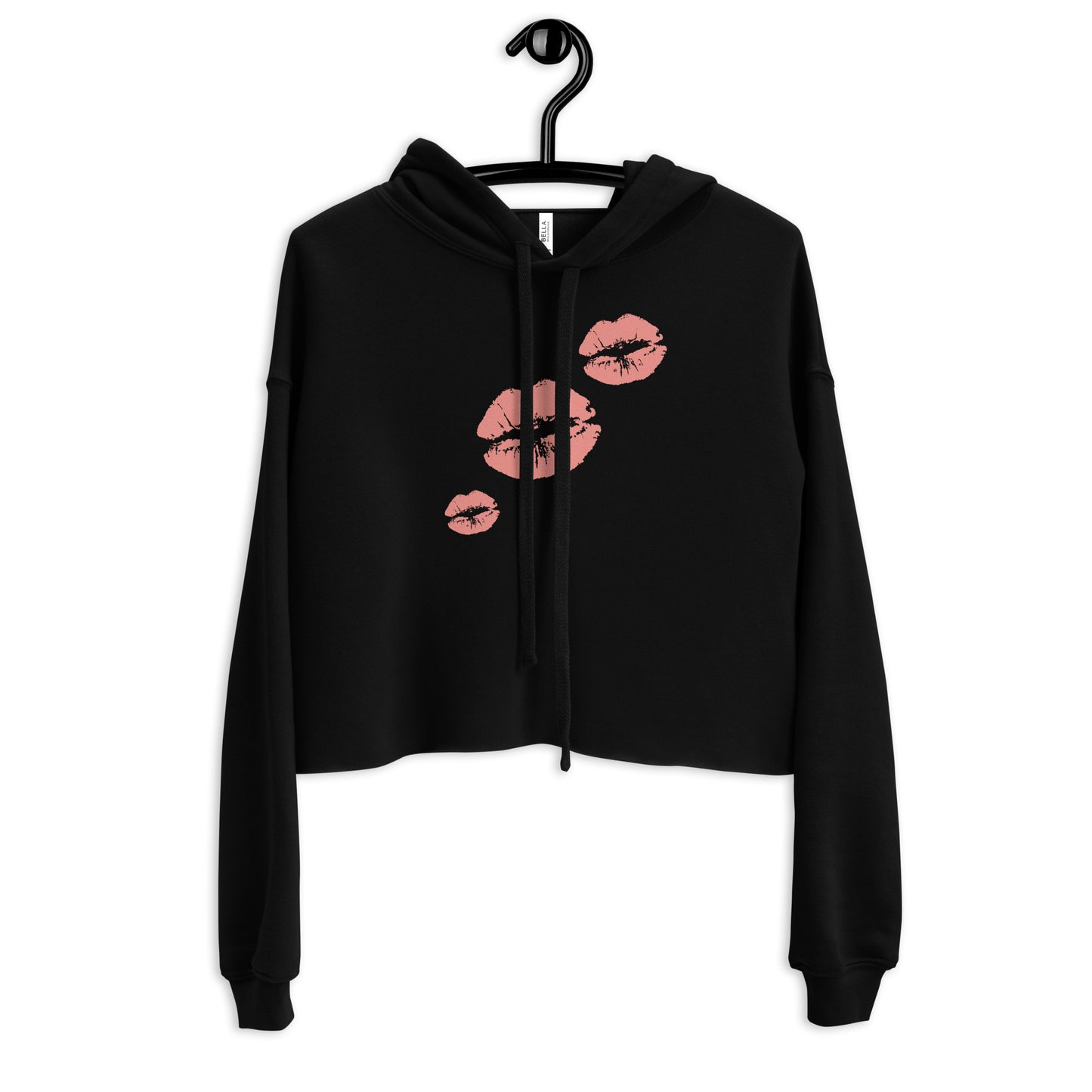 Crop Hoodie kissable lips in 4 colors - familiar...yet different