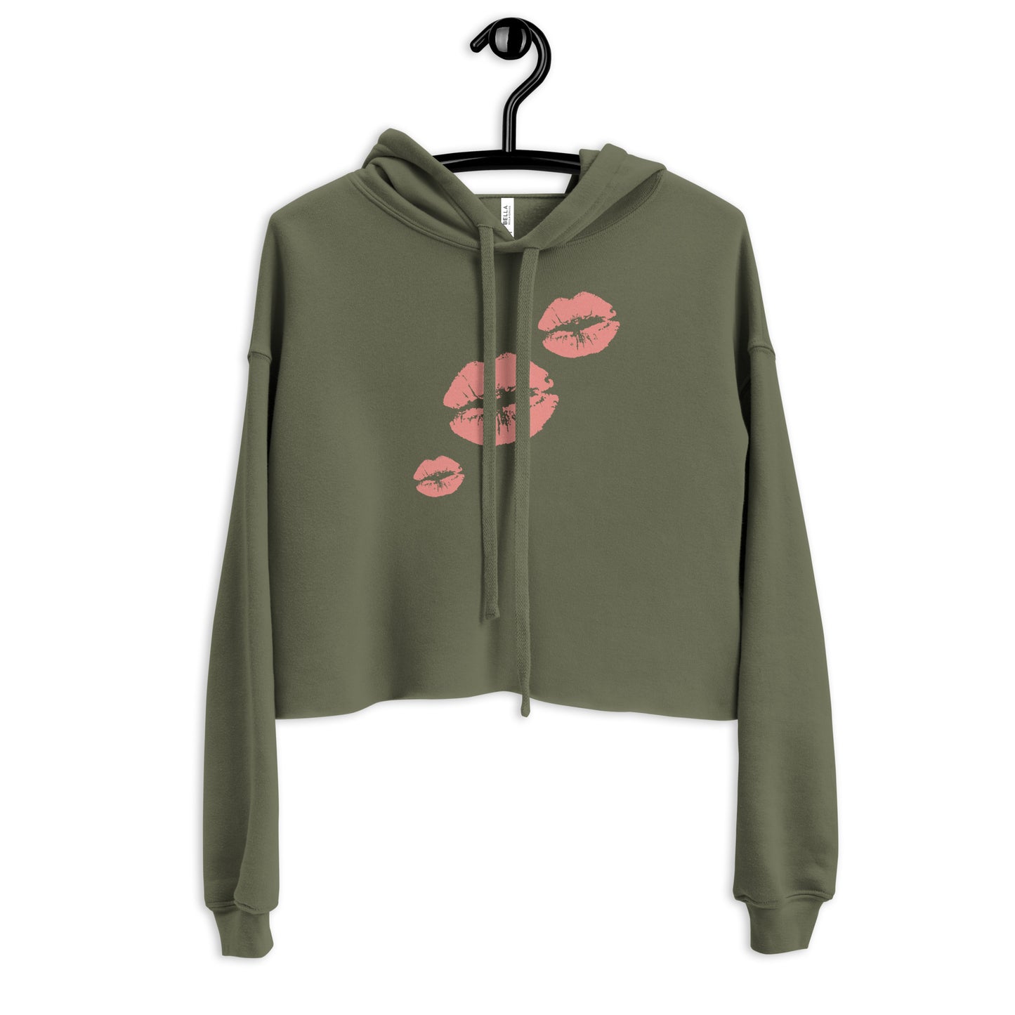 Crop Hoodie kissable lips in 4 colors - familiar...yet different