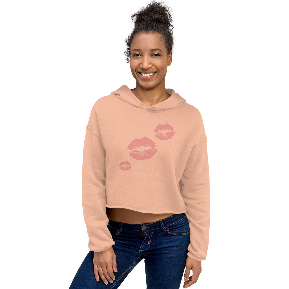 Crop Hoodie kissable lips in 4 colors - familiar...yet different