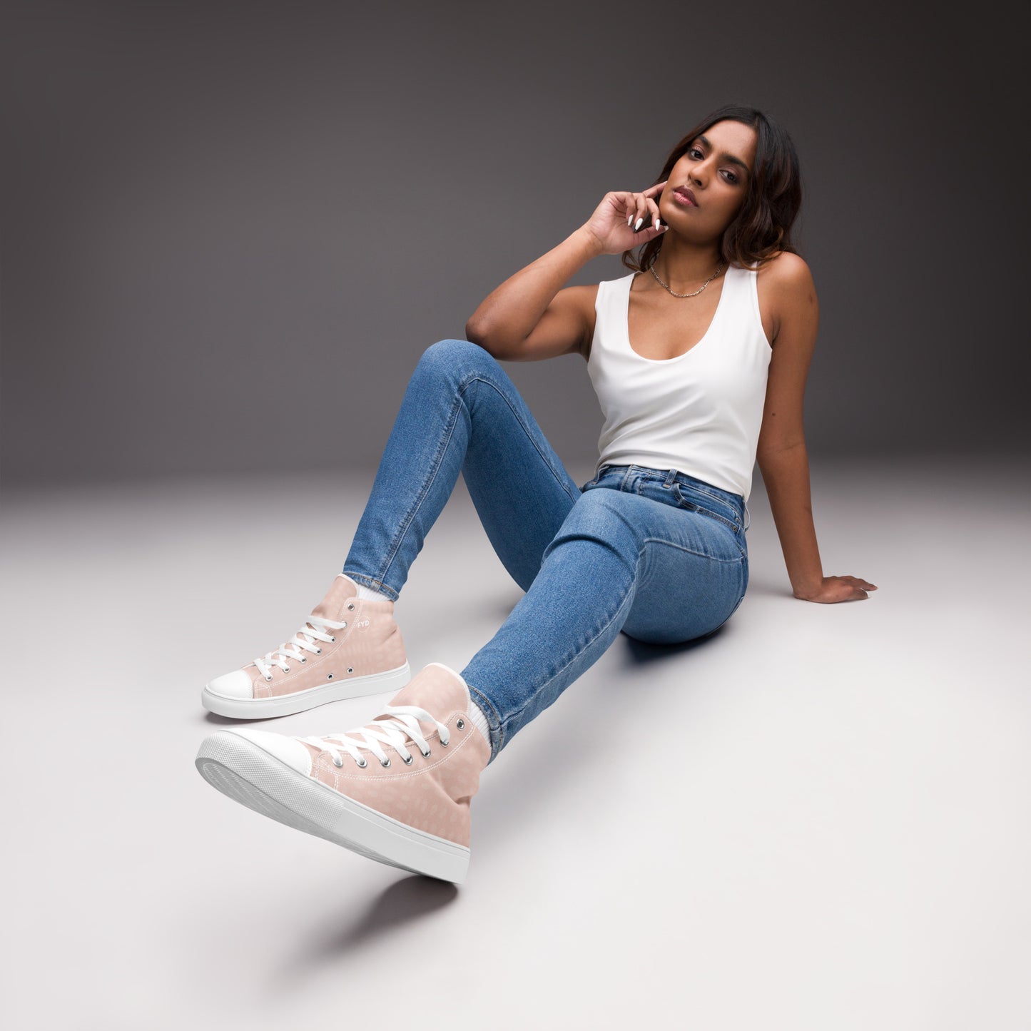 Women’s High Top Sneakers in King Protea Pink - familiar...yet different