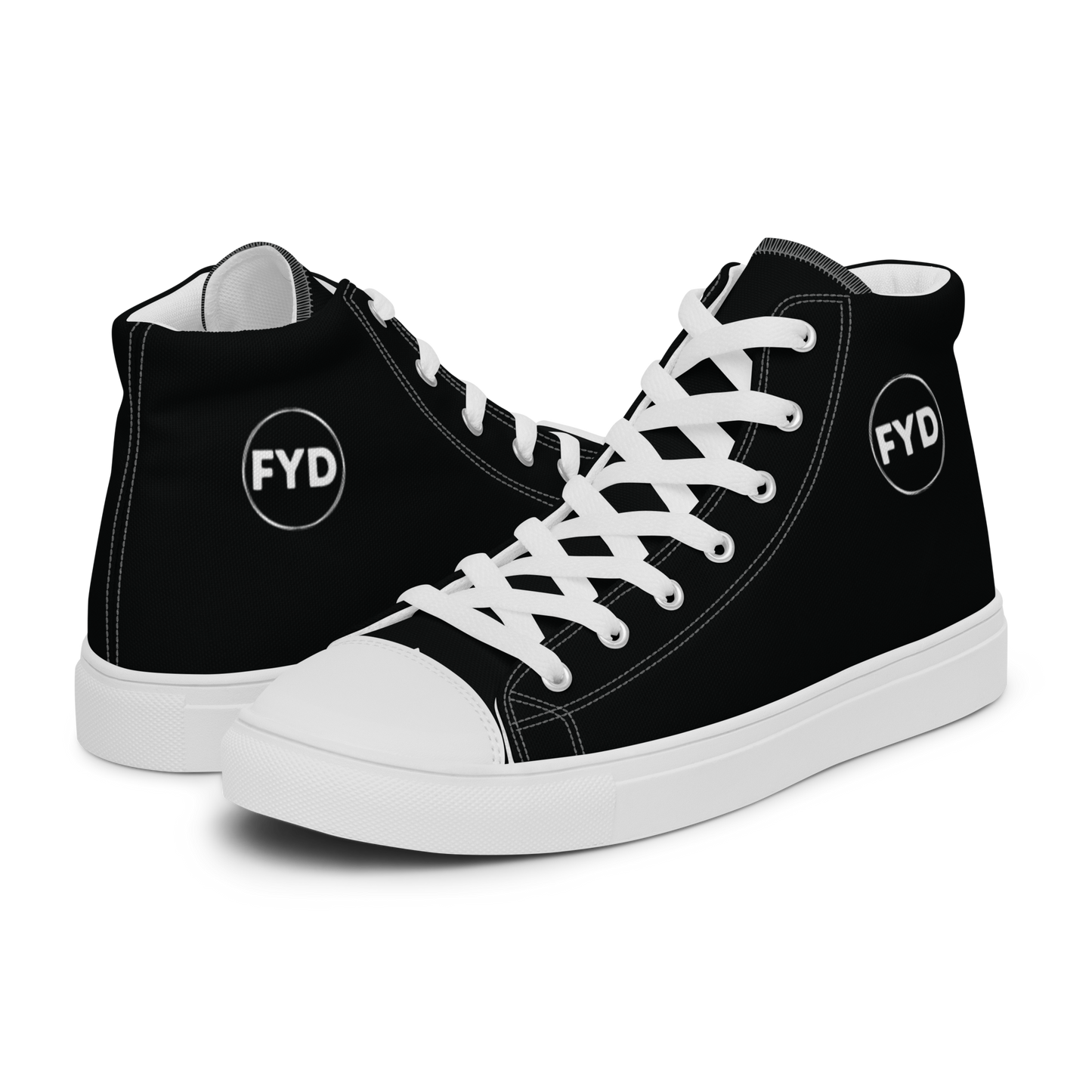 Women’s high top sneakers in FYD Logo - familiar...yet different