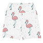 FYD Mini Yoga Shorts in dancing flamingos