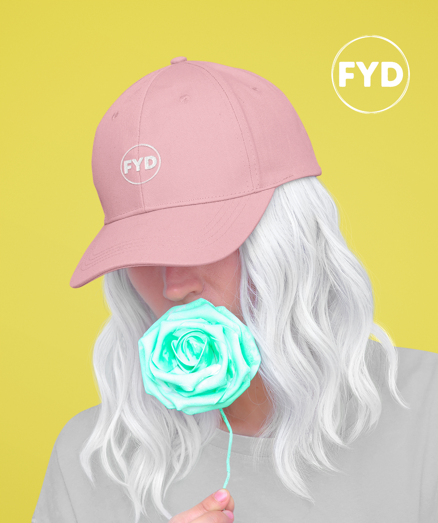 FYD Logo-Embroidered Baseball Cap in 8+ colors