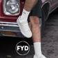 FYD Unisex Logo-Embroidered Sporty Socks in 3 colors