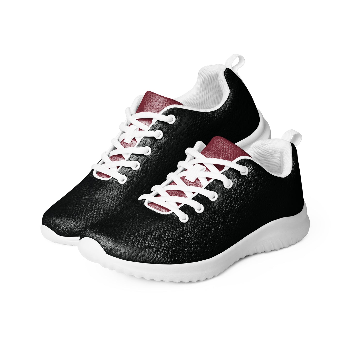 FYD Women’s Athletic Sneakers in red & black colorblock
