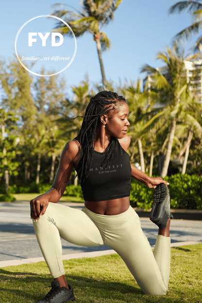 [yoga pants_high-waisted] - familiar...yet different