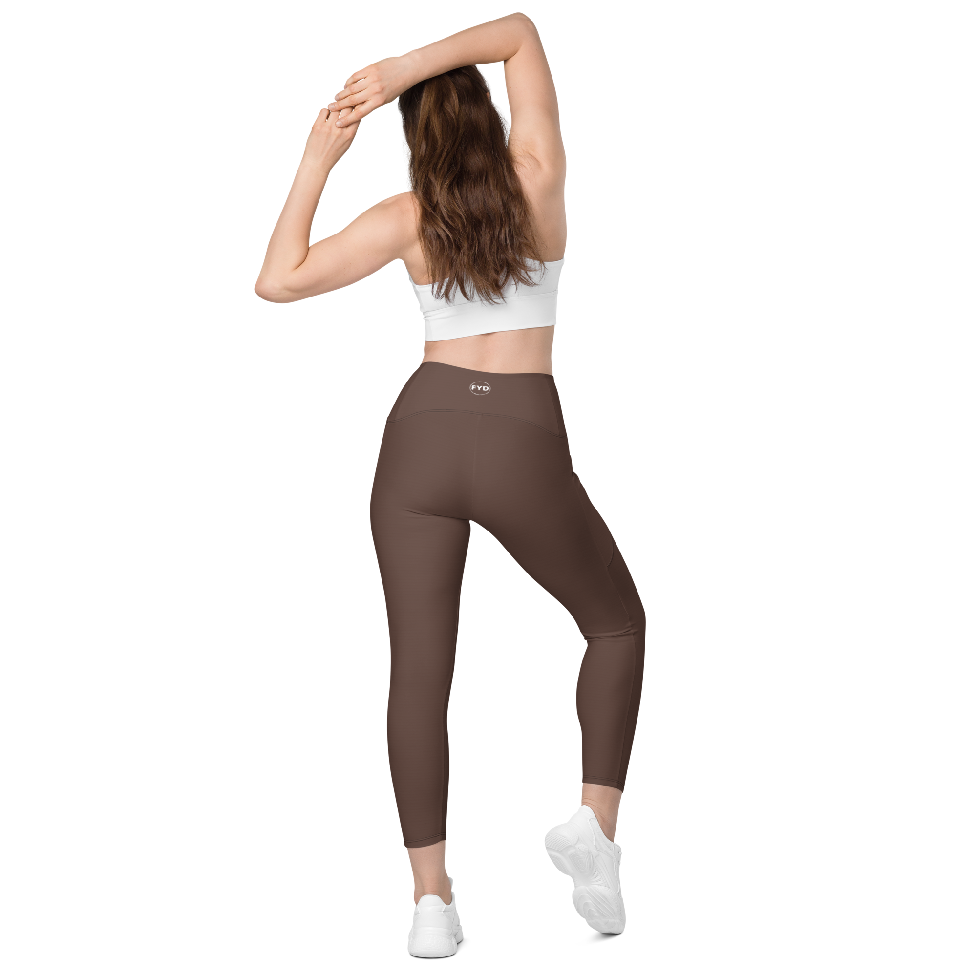 Oliwia - Coco Bean - Brown sports leggings - Molo