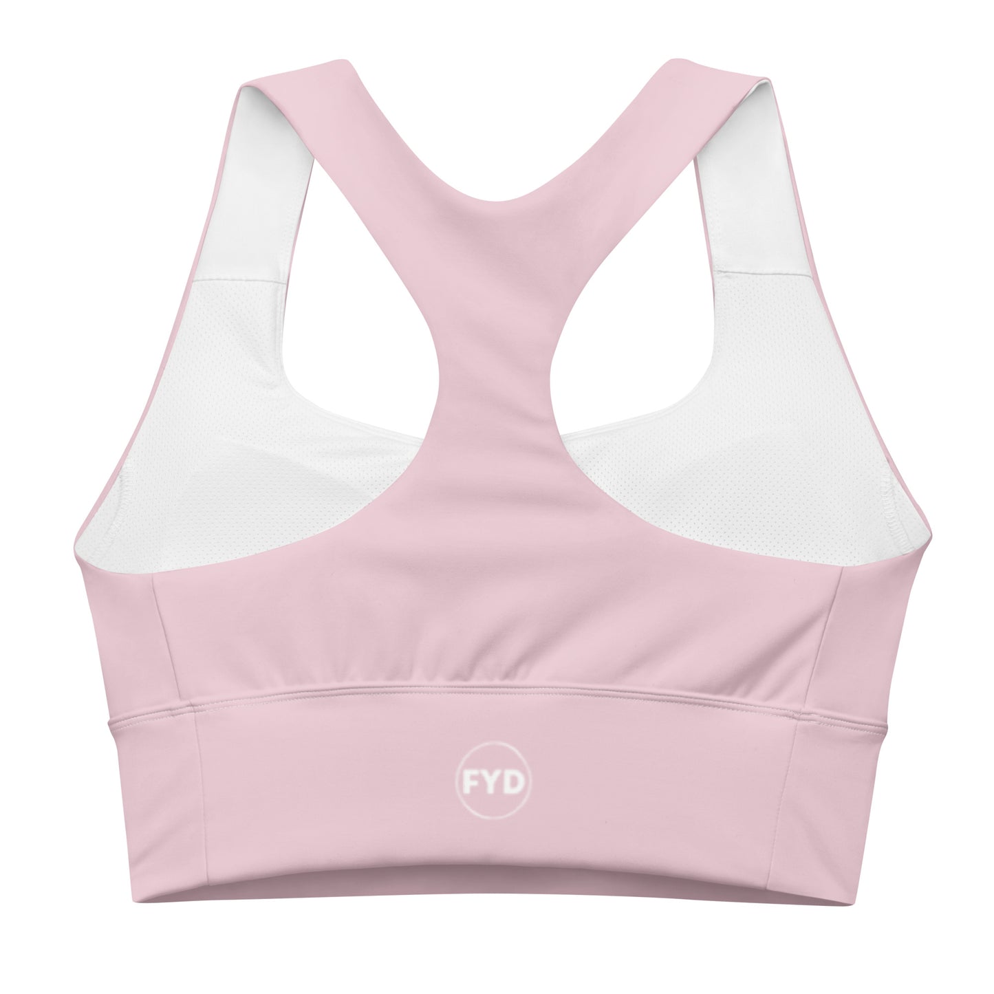 Size Inclusive Longline Sports Bra in Pretty in Pink - familiar...yet different