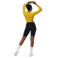 Recycled Long-Sleeve Crop Top in Goldenrod Yellow - familiar...yet different