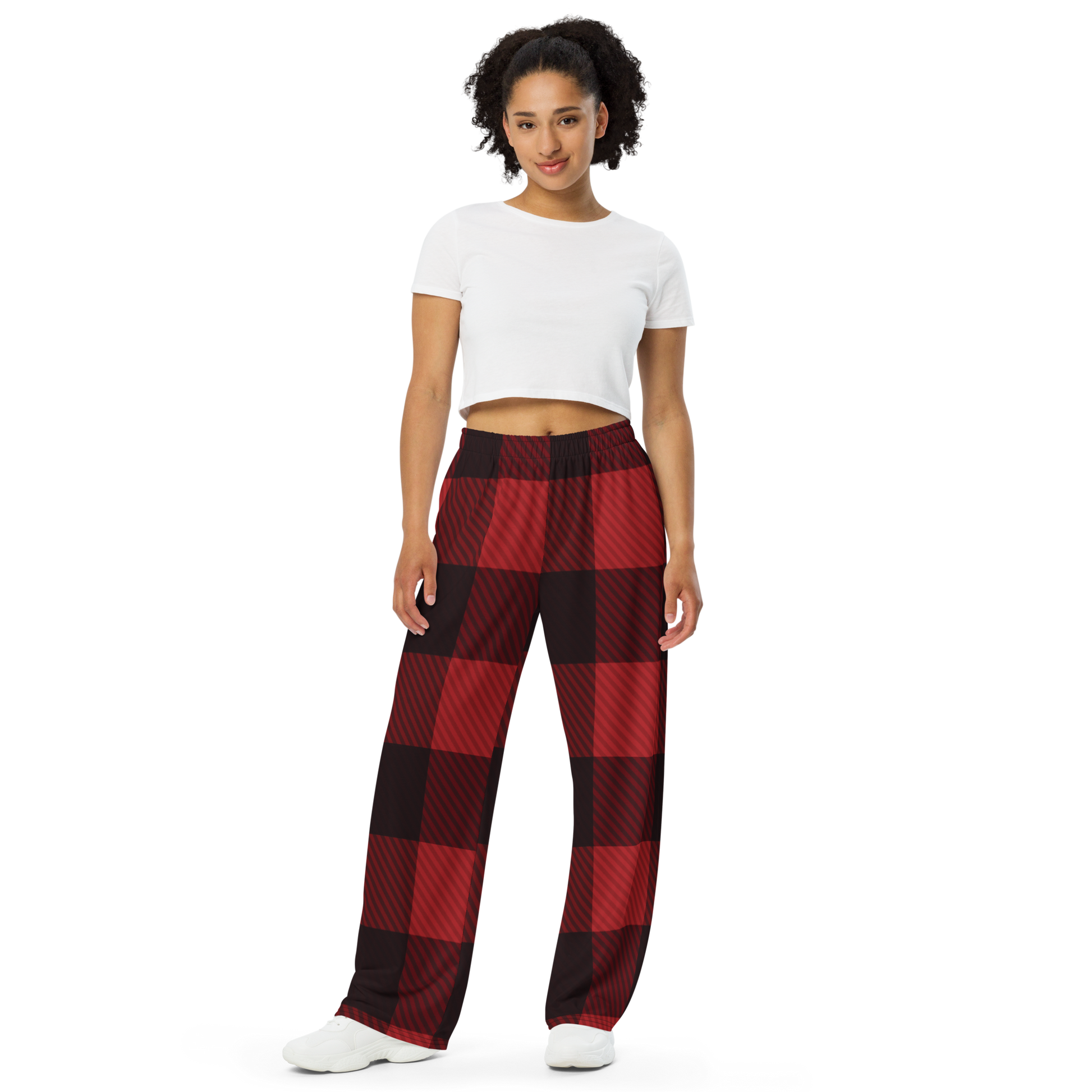 Red checkered 2025 pajama pants