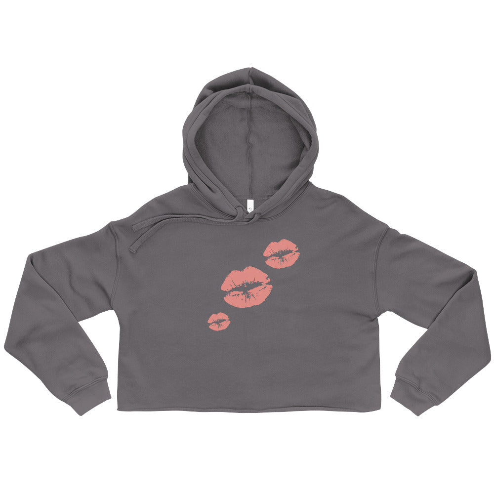 Crop Hoodie kissable lips in 4 colors - familiar...yet different