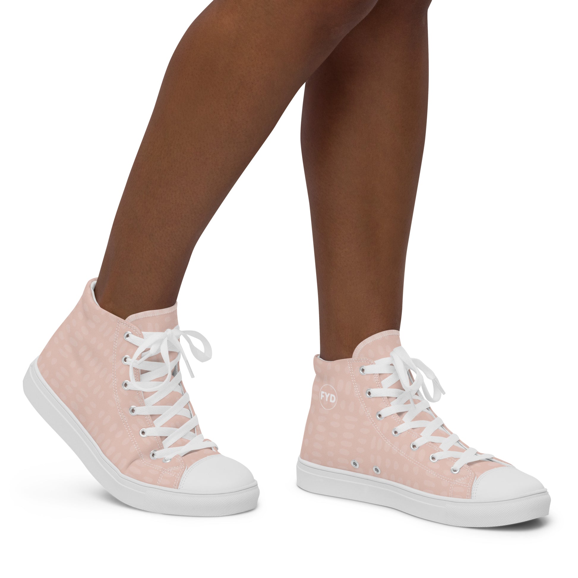 Women’s High Top Sneakers in King Protea Pink - familiar...yet different